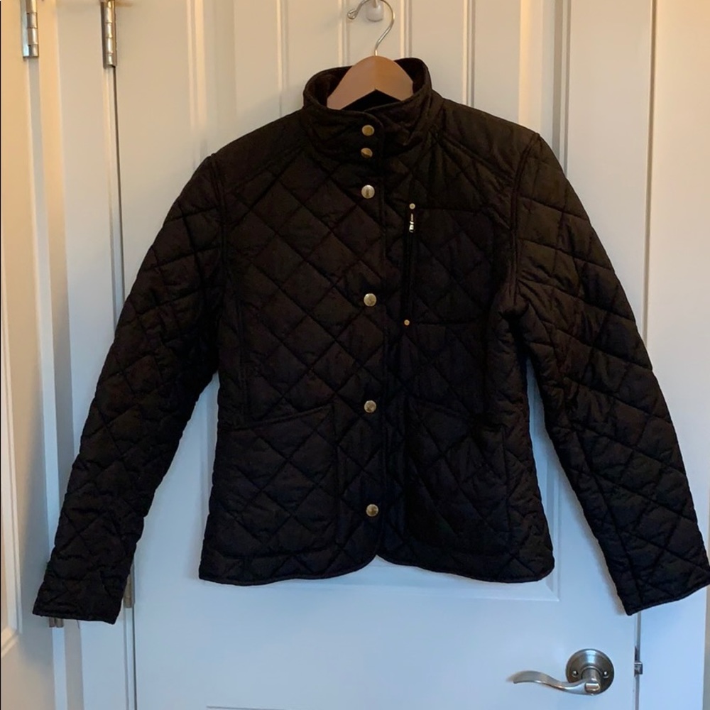 Quilted jacket by Ralph Lauren. On Trend!